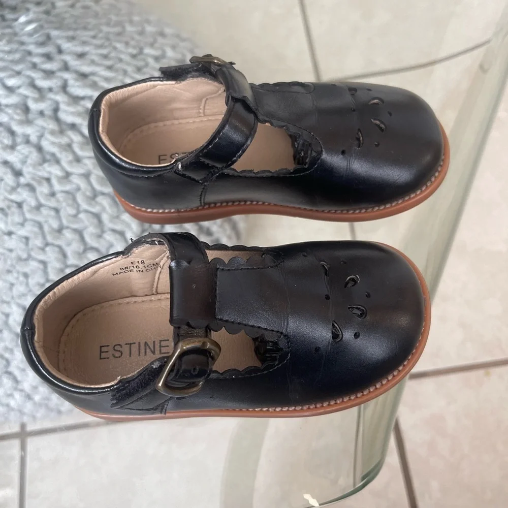 Classic Black Kids Shoes